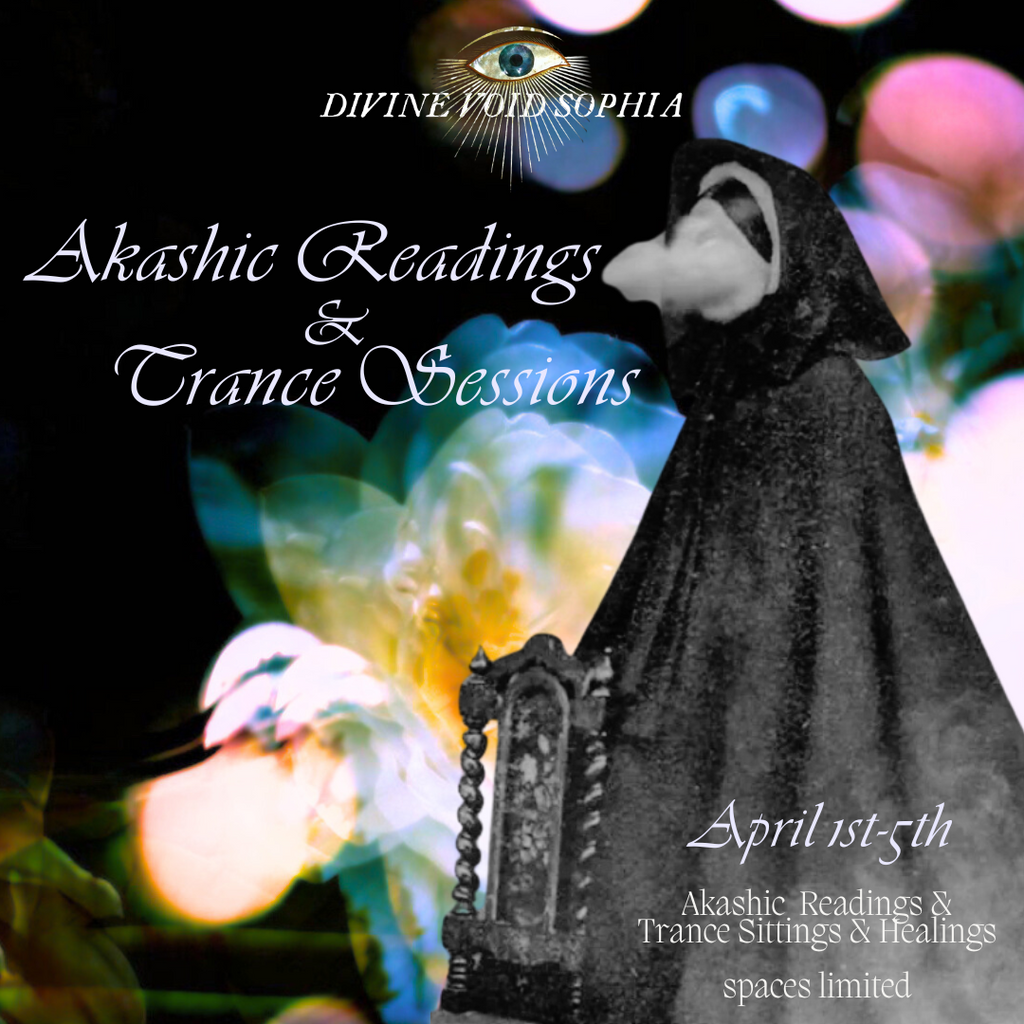 Akashic Readings & Trance Sessions for April 1-6th